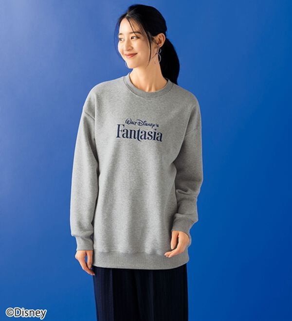 BELLUNA（ベルーナ）の「＜Ｄｉｓｎｅｙ＞【ミッキー】Ｆａｎｔａｓｉａ裏起毛バックプリントトレーナー（トレーナー・スウェット）」｜詳細画像