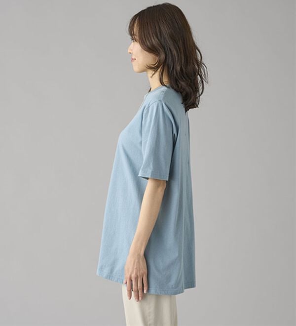 BELLUNA（ベルーナ）の「【５枚組】汗ジミ対策強撚綿１００％Ｔシャツ（Tシャツ）」｜詳細画像