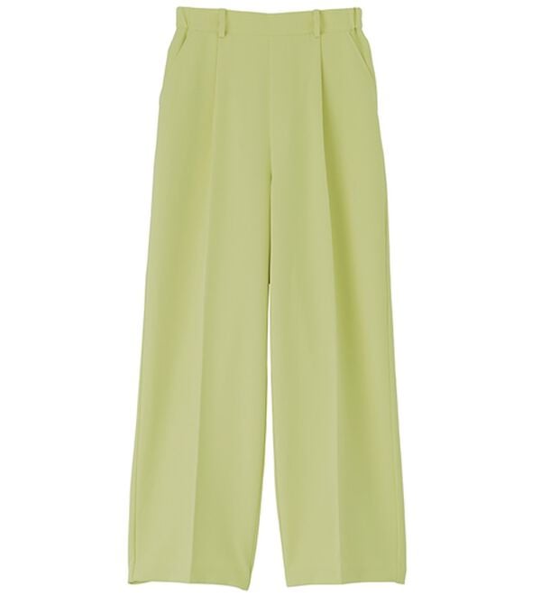 RANAN（ラナン）の「【選べる２丈】機能付！美脚シルエットセンタープレスワイドパンツ（フルレングスパンツ）」｜詳細画像