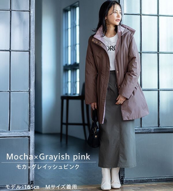 BELLUNA（ベルーナ）の「Ａｉｒｙ　＆Ｗａｒｍ　あったか軽量デザインコート（ロングコート）」｜詳細画像