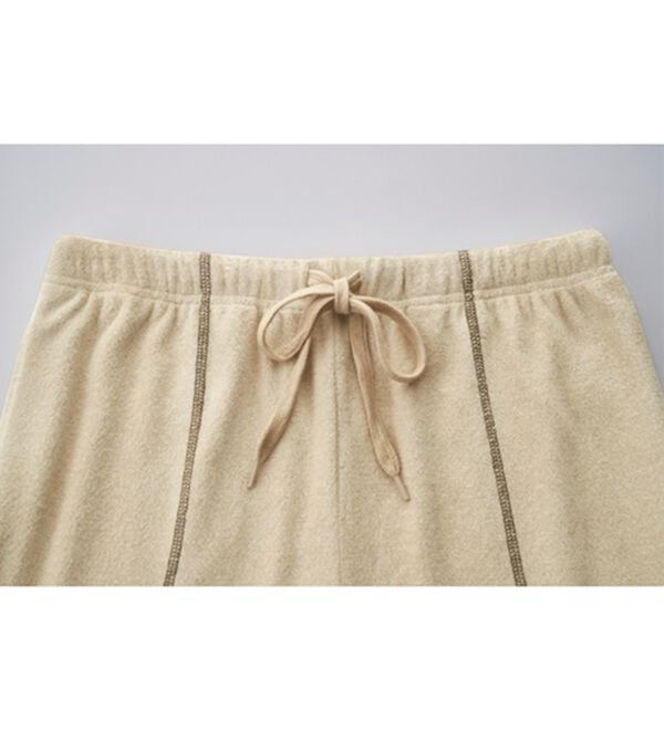 YU'NOW（ユナウ）の「【上下２点セット】ひんやりとろけるレーヨンブレンドパイルパジャマ（パジャマ・ルームウェア）」｜詳細画像