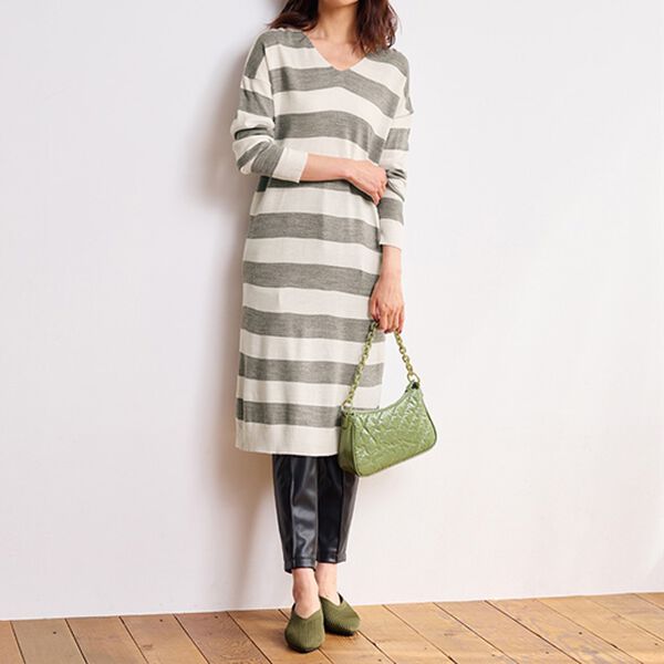 RANAN（ラナン）の「カシミヤタッチニットワンピース（ニットワンピース）」｜詳細画像