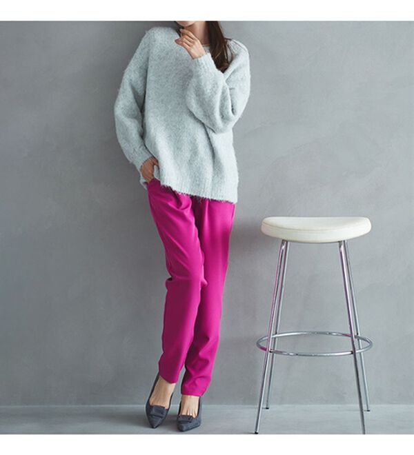 RANAN（ラナン）の「前後２ＷＡＹシャギーニット（ニット・セーター）」｜詳細画像