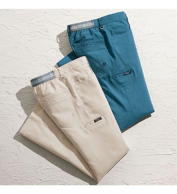 「＜コムルヴァン・オム・ゴルフ＞大人のドライストレッチゴルフパンツ（メンズフルレングスパンツ）」｜詳細画像