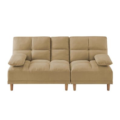 iellio（イエリオ）の「テーブル付３ＷＡＹソファベッド＜３人掛け・クッション付・ドリンクホルダー付・リクライニング・テーブルソファ・脚付きソファ＞（ソファ）」