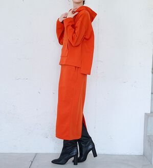 RANAN（ラナン）の「裏起毛！アンチピリング！パーカーセットアップ（セットアップ）」｜オレンジ