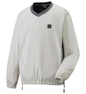 「＜ダンロップ・リファインド＞裏アルミウインドブレーカー（メンズブルゾン）」｜シルバーグレー