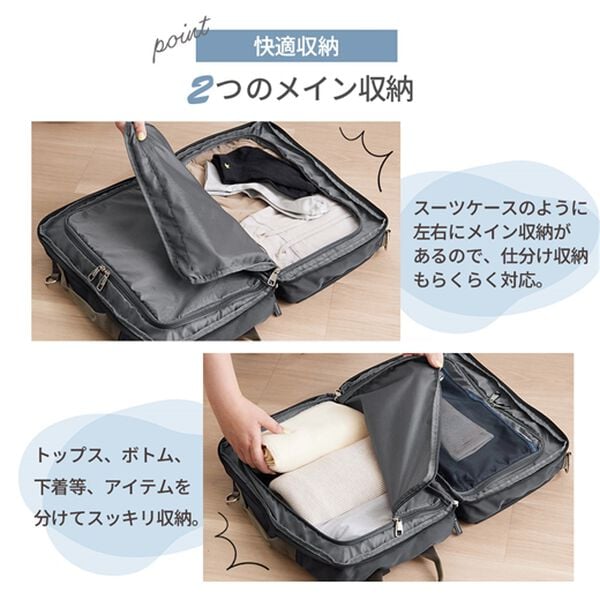 「旅行に活躍するトラベルバッグ（その他バッグ）」｜詳細画像