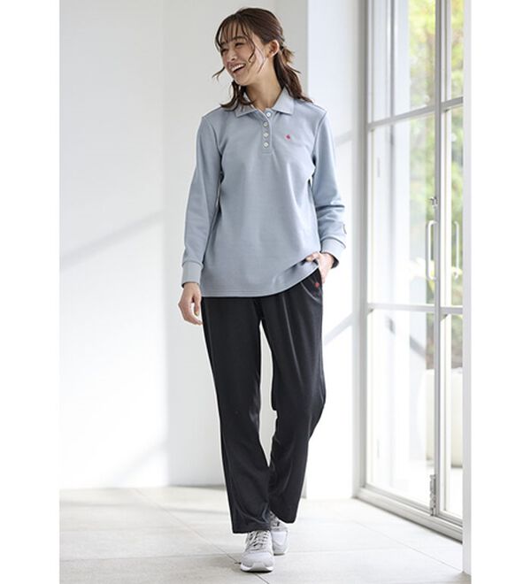 BELLUNA（ベルーナ）の「【２本組】【ＰＯＬＯ　ＢＣＳ】ウォーキングストレッチパンツ（フルレングスパンツ）」｜詳細画像