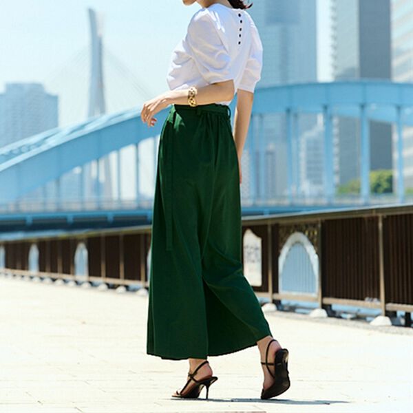 RANAN（ラナン）の「ロングスリットパンツ（フルレングスパンツ）」｜詳細画像