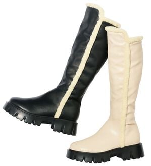 RANAN（ラナン）の「ボアデザインロングブーツ（ブーツ）」｜詳細画像