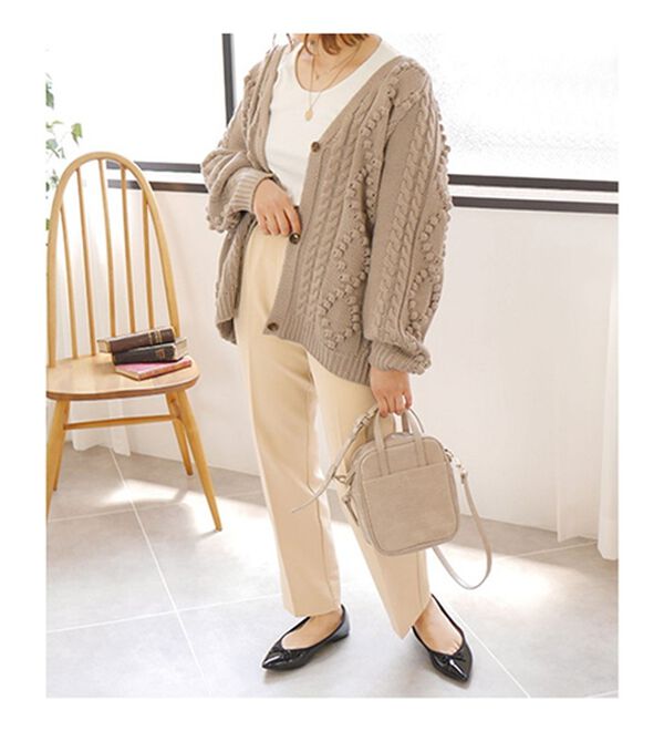 GeeRA（ジーラ）の「ポケットフリル付テーパードパンツ（フルレングスパンツ）」｜詳細画像