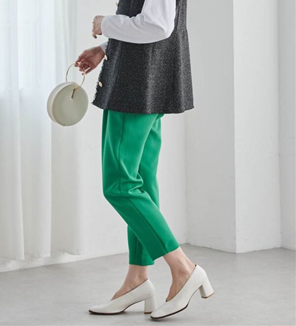 RANAN（ラナン）の「美脚シルエットクロップドパンツ（フルレングスパンツ）」｜詳細画像