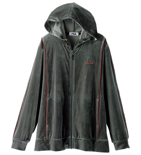 BELLUNA（ベルーナ）の「＜ＦＩＬＡ＞ベロア素材配色使いパーカー（パーカー）」｜詳細画像