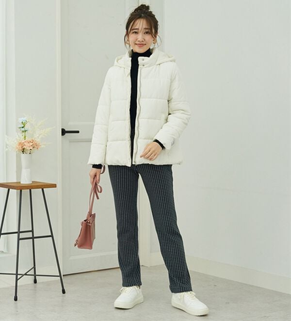 BELLUNA（ベルーナ）の「まるではく毛布！静電防止付裏ファーイージーパンツ（フルレングスパンツ）」｜詳細画像