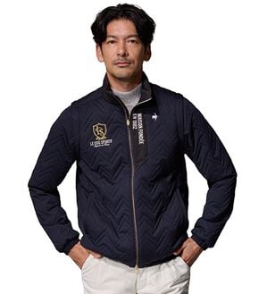 「＜ルコックスポルティフ＞ヒートナビ中わたピンソニック２ＷＡＹブルゾン（メンズジャケット）」｜ネイビー