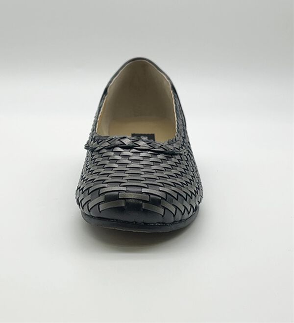 BELLUNA（ベルーナ）の「４Ｅ牛革編み込みメッシュパンプス（パンプス）」｜詳細画像