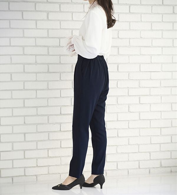 RANAN（ラナン）の「＜２点セット＞ラウンドヘムジャケットセットアップ（パンツスーツ）」｜詳細画像