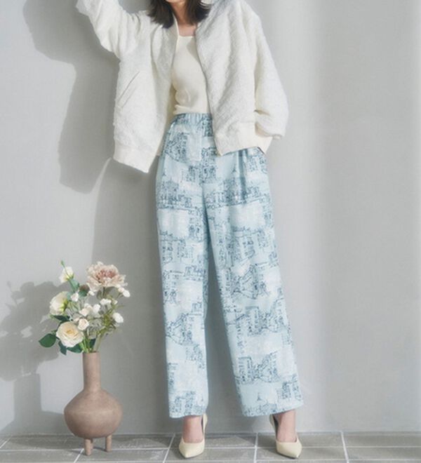 RANAN（ラナン）の「ぽこぽこ素材ボリューム袖ブルゾン（ブルゾン）」｜詳細画像