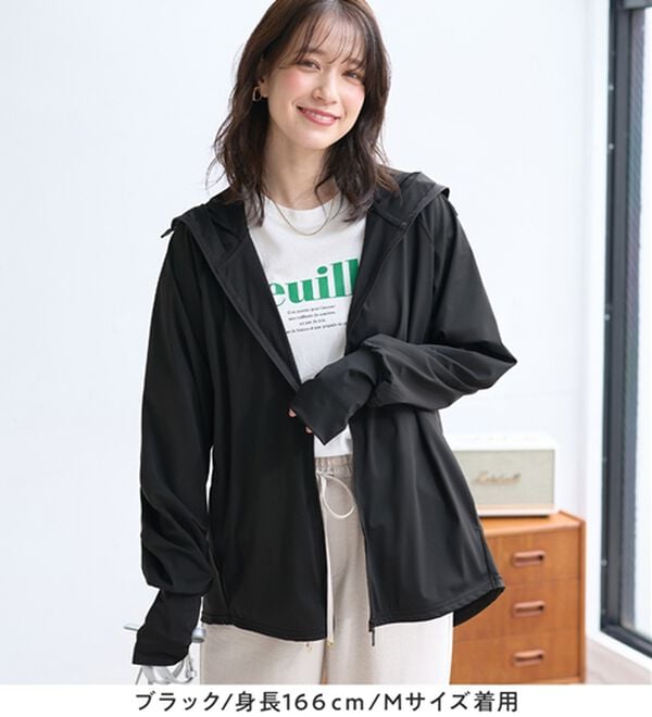Viola e Viola（ヴィオラ エ ヴィオラ）の「＜水陸両用＞紫外線カット！万能パーカー（パーカー）」｜詳細画像