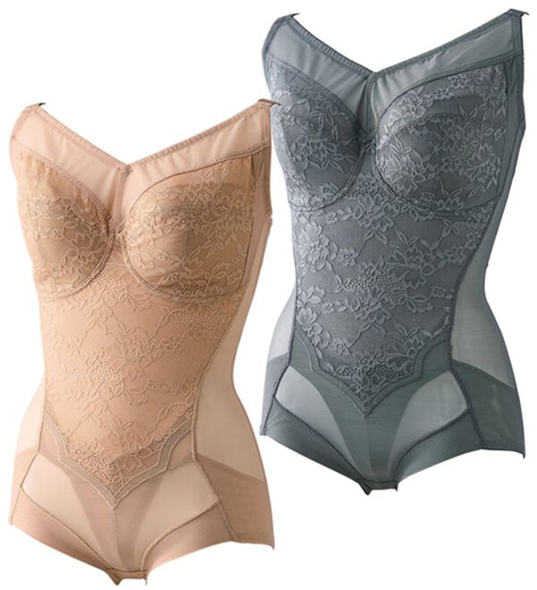 2色組】グラマーさんのためのボディスーツ - ベルーナ【公式】