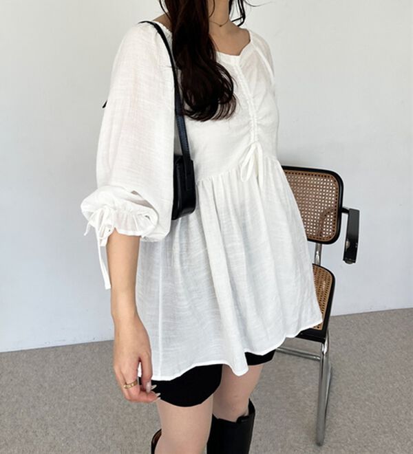 GeeRA（ジーラ）の「２ＷＡＹドロストブラウス（ブラウス）」｜詳細画像