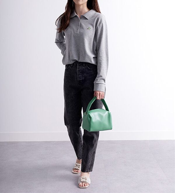 ルフラン（ルフラン）の「ナノプラチナ加工長袖ポロシャツ（ポロシャツ）」｜詳細画像