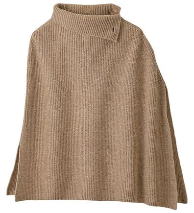 BELLUNA（ベルーナ）の「オンワード樫山＜ＭＡＩＳＯＮ　Ｄ&rsquo;ＡＺＵＲ＞ウール混２ＷＡＹポンチョ（ハーフコート）」