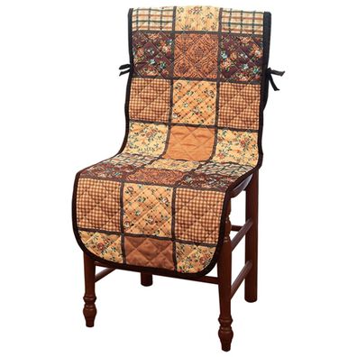 「キルトチェアカバー２枚組（チェアカバー・チェアパッド）」