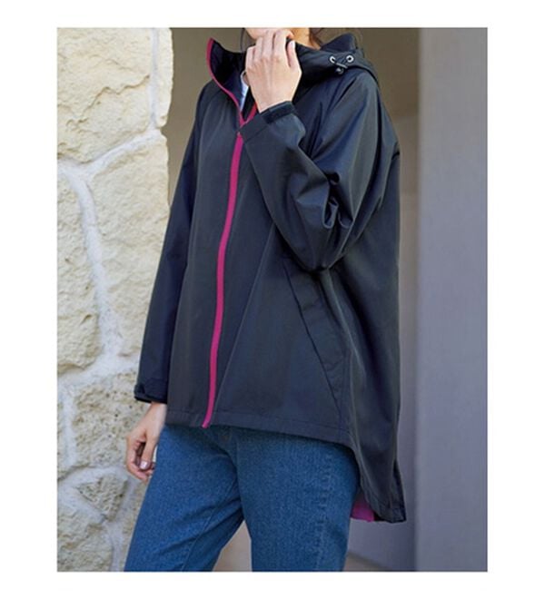 BELLUNA（ベルーナ）の「かばんもすっぽり！はっ水ジャケット（ハーフコート）」｜詳細画像