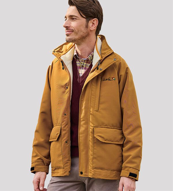 服/ファッション アウター メンズ ブランド名不明 M ブラウン 