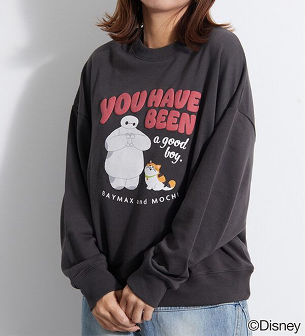 BELLUNA（ベルーナ）の「＜Ｄｉｓｎｅｙ＞【ベイマックス】部分発泡プリント裏毛ゆったりトレーナー（トレーナー・スウェット）」｜詳細画像