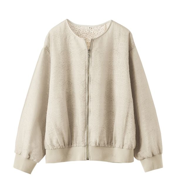 BELLUNA（ベルーナ）の「上品レース使いシアーブルゾン（ブルゾン）」｜詳細画像