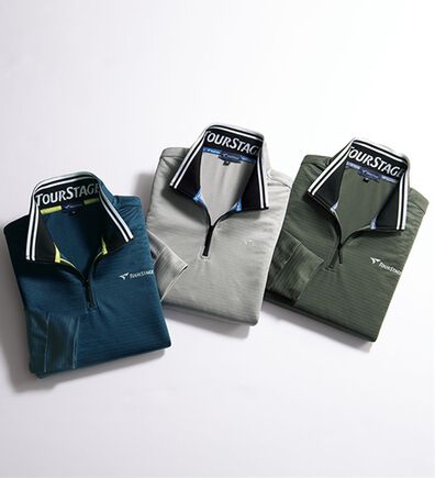 「【３色組】＜ツアーステージ＞シャドーボーダーポロシャツ（メンズポロシャツ）」