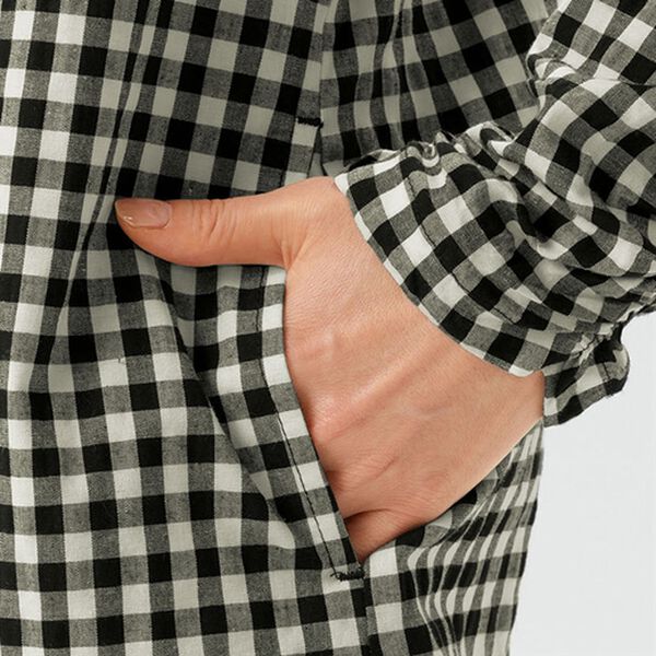 ギンガムチェック日よけパーカー - ベルーナ【公式】