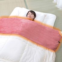 「マイクロファイバーあったか衿カバー同色２枚組（掛布団カバー）」