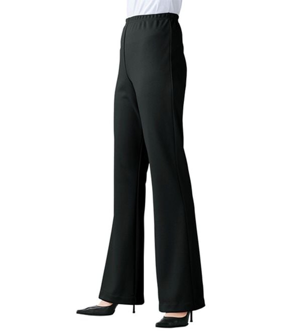 「日本製　快適ミラクルパンツ（テーパードパンツ）」｜ブラック