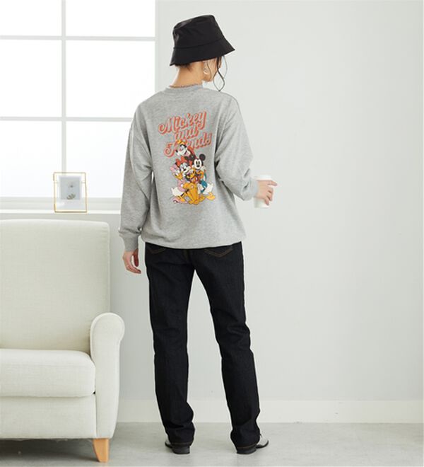 BELLUNA（ベルーナ）の「＜Ｄｉｓｎｅｙ＞【ミッキー＆フレンズ】バックプリントトレーナー（トレーナー・スウェット）」｜詳細画像