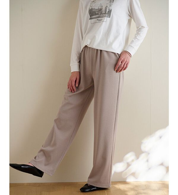 BELLUNA（ベルーナ）の「【メルティポンチ】イージーパンツ（フルレングスパンツ）」｜詳細画像