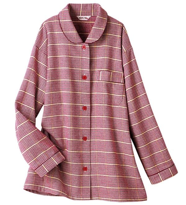 ルフラン（ルフラン）の「日本製あったか綿の播州織パジャマ（パジャマ・ルームウェア）」｜詳細画像