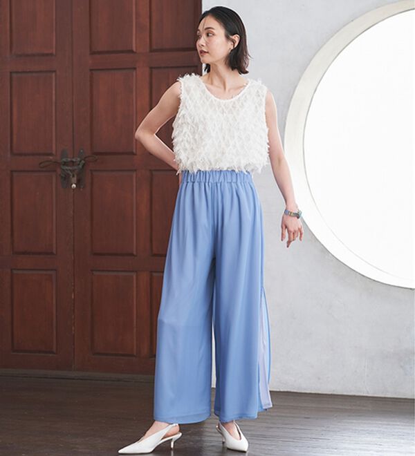 RANAN（ラナン）の「カットジャカードブラウス（ブラウス）」｜詳細画像