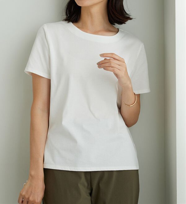 BELLUNA（ベルーナ）の「【2点セット】シアーストライプ素材ジレアンサンブル（アンサンブル）」｜詳細画像