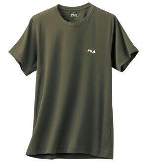 「＜フィラ＞爽快！エアメッシュインナーシャツ（メンズゴルフウェア）」｜カーキ