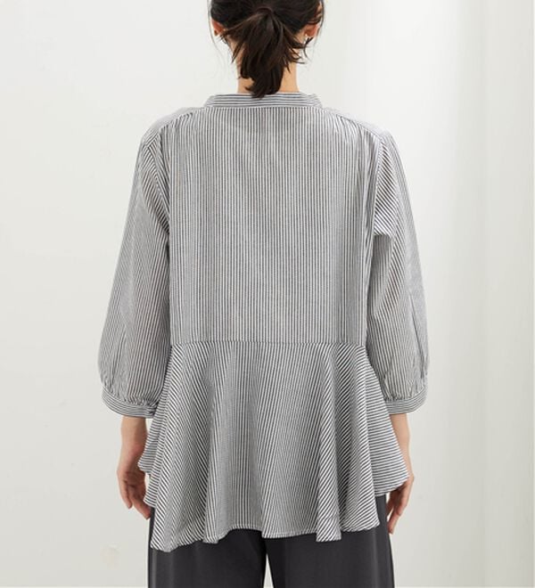 BELLUNA（ベルーナ）の「フランス綾ペプラムデザインチュニック（チュニック）」｜詳細画像