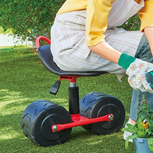 「高さが調節できる腰かけ台車（ＤＩＹ・工具）」｜1