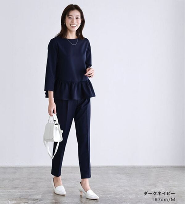 Pierrot（ピエロ）の「【選べる丈】大人のフリルセットアップ（セットアップ）」｜詳細画像