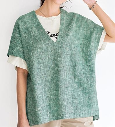 BELLUNA（ベルーナ）の「重ね着を楽しむサマーツイード素材ベスト（ベスト）」