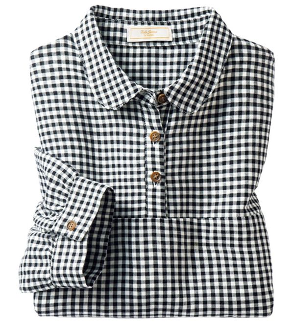 ルフラン（ルフラン）の「選べる＊さら涼ダブルガーゼシャツ（シャツ）」｜ギンガム