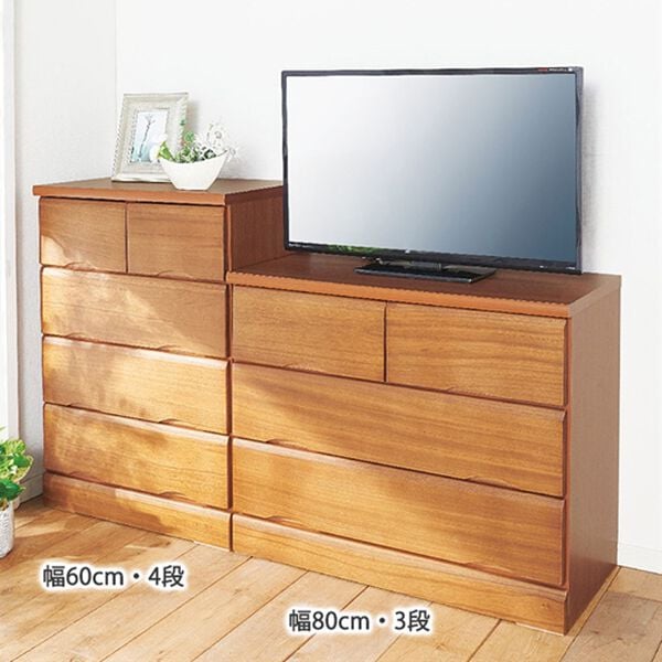 「日本製サイズが選べる天然木多サイズチェスト（チェスト・タンス）」｜詳細画像