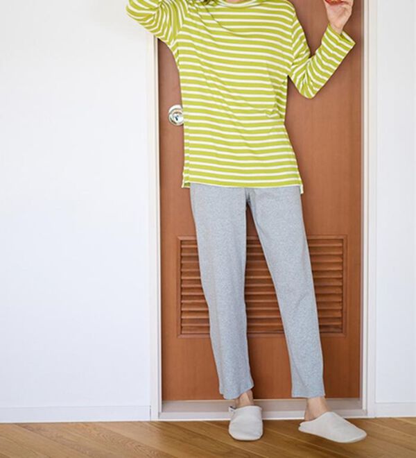 LAVIENNE（ラヴィエンヌ）の「【とろける肌心地】綿１００％あったかスムースパジャマ（パジャマ・ルームウェア）」｜詳細画像